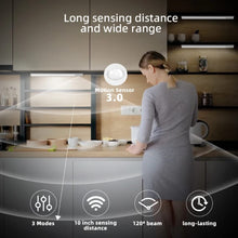 Load image into Gallery viewer, Wireless Rechargeable LED Night Lights Smart Body Sensor Light Strip for Kitchen Wardrobe
