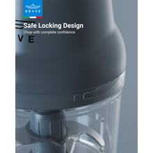 Load image into Gallery viewer, BRAVE Mini Electric Food Chopper 500ml 400W Motor with 4 Blades
