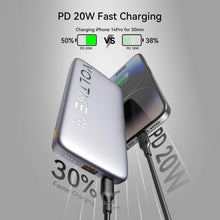 Load image into Gallery viewer, Voltme Power Bank with Type-C &amp; USB Swift 10000mAh Fast Charging
