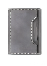Load image into Gallery viewer, Simple Foldable PU Leather Credit Card Holder for iPhone Solid Magnetic Phone Wallet
