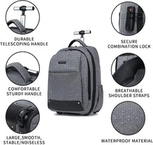 Load image into Gallery viewer, Functional School Backpack and Trolley Board
