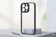 Load image into Gallery viewer, Clear silicone cover colored edges for iphone
