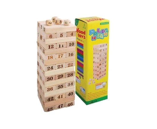 Block Stacking Game - Folds High