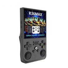Load image into Gallery viewer, S R36 MAX Video Game R36 Max Retro Handheld Game Console Classic black
