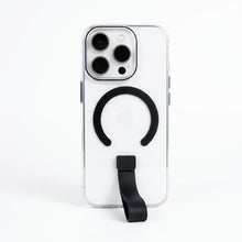Load image into Gallery viewer, iPhone case with clear Magnetic Protection Case Hanging Rope Finger
