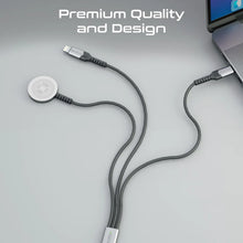 Load image into Gallery viewer, Promate 5-in-1 Multi-Connector Cable for Charging &amp; Data Transfer with Apple Watch Charger

