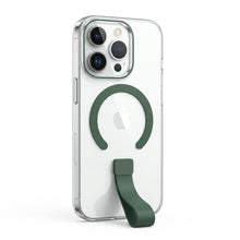Load image into Gallery viewer, iPhone case with clear Magnetic Protection Case Hanging Rope Finger
