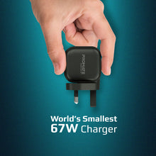 Load image into Gallery viewer, Promate Usb-c Gan Charger With 67w Power Delivery Uk
