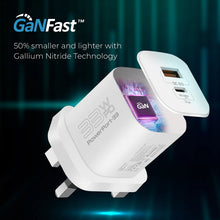 Load image into Gallery viewer, Promate 33W Power Delivery GaNFast™ Charging Adapter
