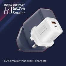 Load image into Gallery viewer, Promate 33W Power Delivery GaNFast™ Charging Adapter
