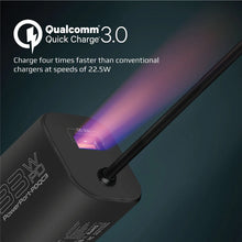 Load image into Gallery viewer, Promate 33w Super Speed Wall Charger With Quick Charge 3.0 Usb-c Power Delivery
