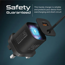 Load image into Gallery viewer, Promate 33w Super Speed Wall Charger With Quick Charge 3.0 Usb-c Power Delivery
