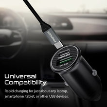 Load image into Gallery viewer, RapidCharge™ Mini Car Charger with 60W Power Delivery Quick Charge 3.0
