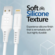 Load image into Gallery viewer, Promate Ultra-fast Usb-a To Lightning Soft Silicon Cable
