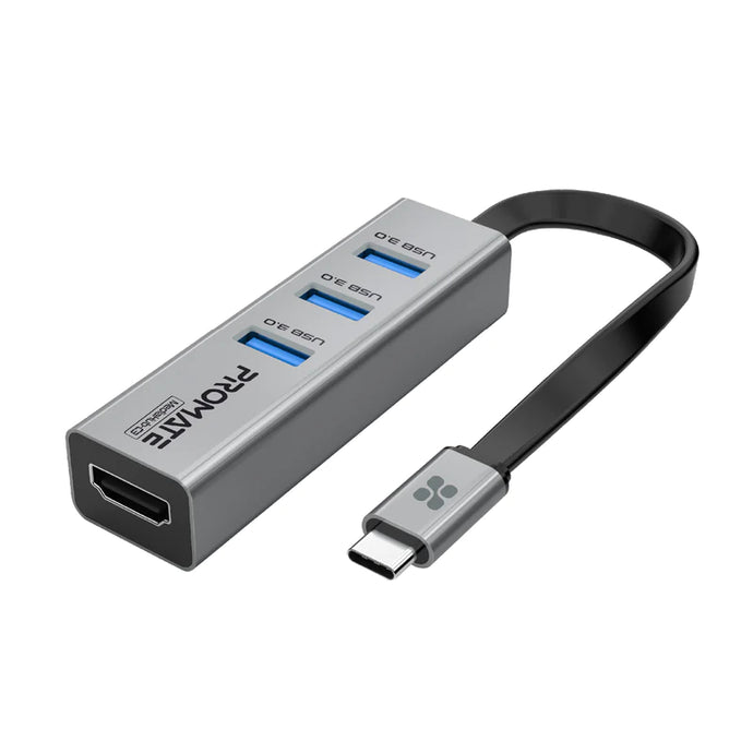 Promate 4k Vivid Clarity Usb-c To Hdmi Adapter