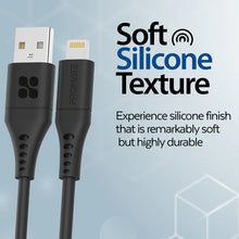 Load image into Gallery viewer, Promate Ultra-fast Usb-a To Lightning Soft Silicon Cable
