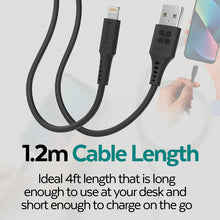 Load image into Gallery viewer, Promate Ultra-fast Usb-a To Lightning Soft Silicon Cable
