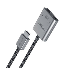 Load image into Gallery viewer, Promate 2-in-1 HDMI Splitter With 1m Cable Dual HDMIOutputs
