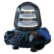 Load image into Gallery viewer, Bluetooth Speaker Table Desk Lamp Clock Audio RGB Rhythm Atmosphere Light Waterfall Bass Wireless Speakers
