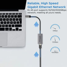 Load image into Gallery viewer, promate High Speed USB-C to Gigabit Ethernet Adapter
