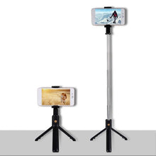 Load image into Gallery viewer, K07 Integrated Tripod Wireless Selfie Stick for Smart Phone Black

