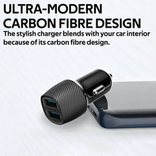 Load image into Gallery viewer, Promate 3.4A Car Charger With Dual USB Ports
