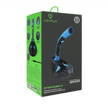 Load image into Gallery viewer, VERTUX STREAMER-4 UNIVERSAL DIGITAL STEREO 3.5MM DESKTOP GAMING MICROPHONE
